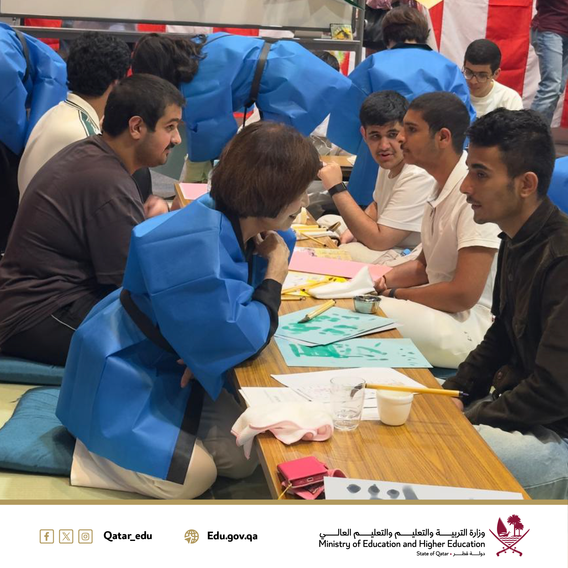 Qatari Language Qatari Students Participate in Summer Language Camp in Japan